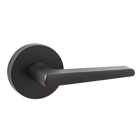 Sure-Loc Hardware Sure-Loc Hardware Basel Round Passage Lever, Flat Black BS101-RD FBL